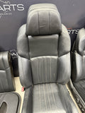 BMW F10 M5 11-16 FRONT HEATED ACTIVE SEATS BLACK MERINO DOOR PANELS BENCH 71k