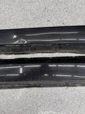 06-10 BMW E63 E64 M6 Side Skirts Rocker Panels Black Sapphire OEM