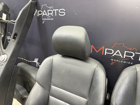 06-10 BMW E63 M6 Coupe Seats & Panels Leather Merino Seats Set Black 53k Miles