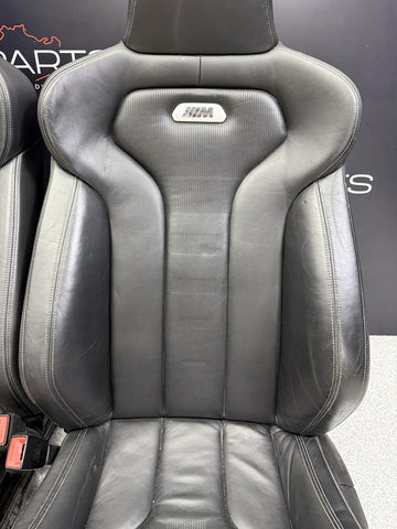 15-20 BMW F82 M4 Coupe Original Black Interior Front Seats