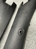 BMW 01-06 E46 325 330 M3 OEM Convertible Rear Top Lateral Trims Panels Black