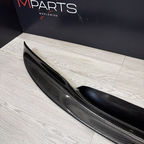 NEW BMW 01-06 E46 M3 CSL Style Front Bumper Lip Spoiler Carbon Fiber BEST FIT
