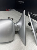 01-06 BMW E46 M3 Side View Door Mirrors Pair Titanium Silver