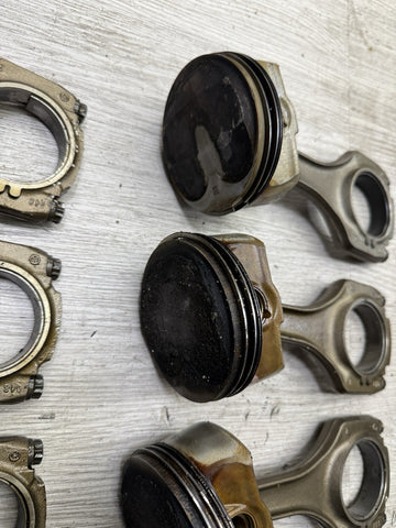 06-10 BMW E60 E63 E64 M5 M6 V10 S85 Engine Pistons & Connecting Rods OEM Set