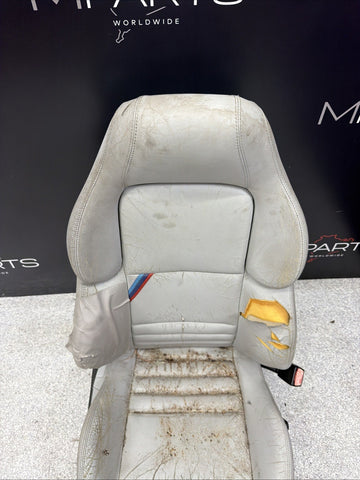 95-99 BWM E36 M3 Passenger Vader Sport Seat Frame Shell Backing OEM Gray
