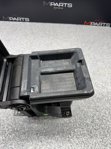 01-06 BMW E46 M3 Center Console Armrest Arm Rest Black Leather