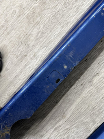 94-99 BMW E36 M3 M-TECH Side Skirts Rocker Panels Estoril Blue OEM 2233356