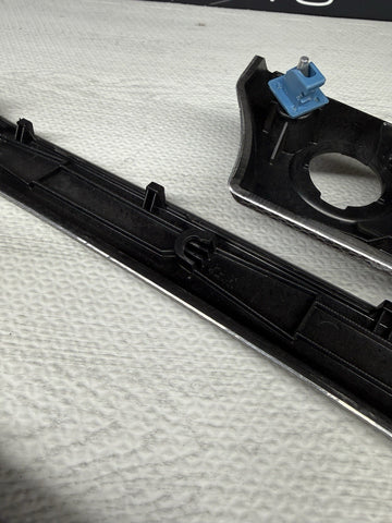 09-13 OEM BMW E92 E93 335is Dash Glacier Silver Aluminum Interior Trim Set