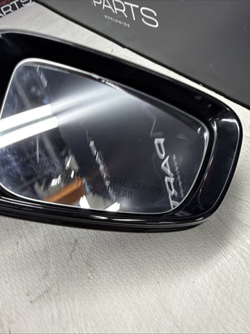 21-26 BMW G82 M4 Coupe Right Side Door Mirror W/ Camera Black Gloss