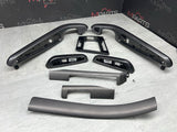 01-06 BMW E46 M3 Convertible Interior Armrests Trim Set Titan Shadow Grey