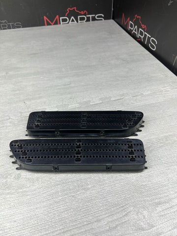 01-06 BMW E46 M3 Left Right Fender Vent Grilles Grills Trims Matte Black