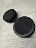 1999 -2006 E46 325 328 330 Coupe M3 Quarter Panel Speakers + Grill Covers Black
