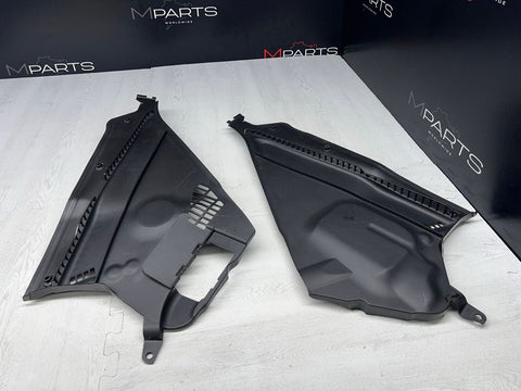 15-20 BMW F80 F82 F83 M3 M4 WINDSHIELD WIPER COWL COVERS TRIM PANELS 8059697