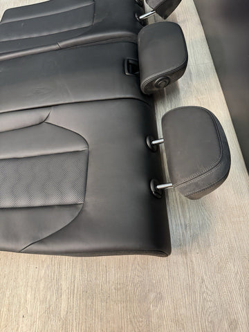 21-26 BMW G80 M3 Sedan Rear Backrest Back Rest Black Leather Seats