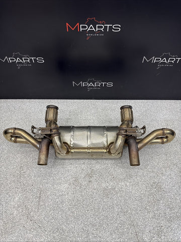Lamborghini Huracan EVO Rear Engine Exhaust Muffler Assembly 2022 - 2025 OEM