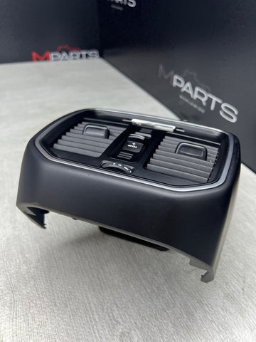15-23 PORSCHE MACAN REAR A/C PANEL W/HEATED SEATS & DUAL USB PORT 95B819203