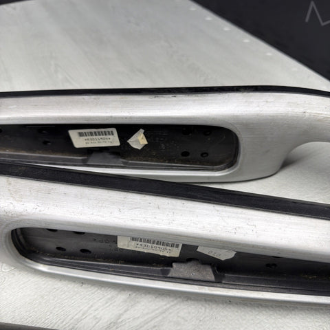 01-06 BMW E46 M3 Convertible Interior Armrests Trim Set Brushed Aluminum