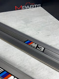96-99 BMW E36 M3 Coupe Door Sills Trims Pair Dove Grey OEM