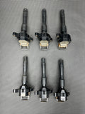 6PC BMW E39 E38 E46 325 740 540 M54 ENGINE IGNITION COIL OEM 1748017 BREMI