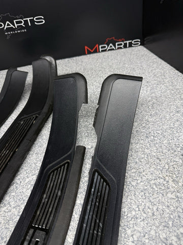 BMW E39 M Sport Door Sill Trim Scuff Plate Set OEM 525 530 540 M-Tech M5 *Cracks