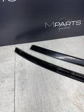 BMW G80 M3 21-24 ROOF RACK MOULDINGS TRIMS BLACK LEFT RIGHT *GLUE RESIDUE*