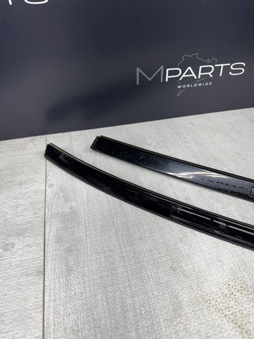 BMW G80 M3 21-24 ROOF RACK MOULDINGS TRIMS BLACK LEFT RIGHT *GLUE RESIDUE*