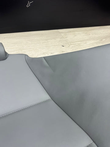 2001-2006 BMW E46 M3 Coupe Rear Seat Bottom Bench Dove Grey Gray Leather OEM