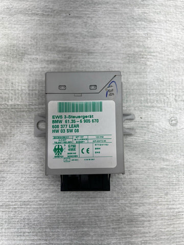 EWS Theft-locking Immobilizer Module 6905670 01-06 BMW E46 M3 89640