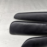 01-06 BMW E46 M3 Convertible Door Upper Arm Rest Armrest Pads Black *Notes*