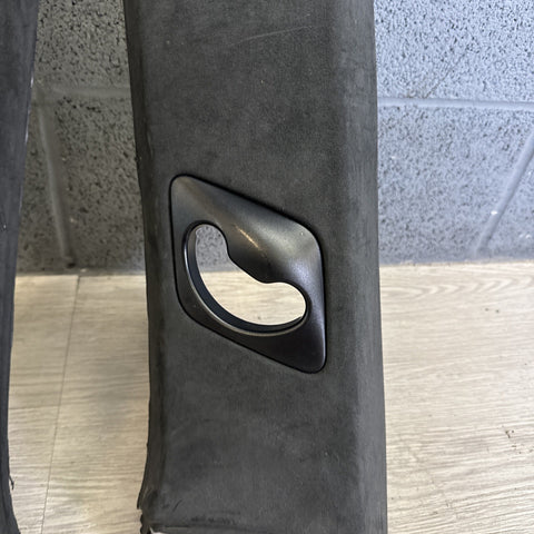OEM 2014-2018 BMW X5M F85 F15 B PILLARS ALCANTARA SUEDE BLACK