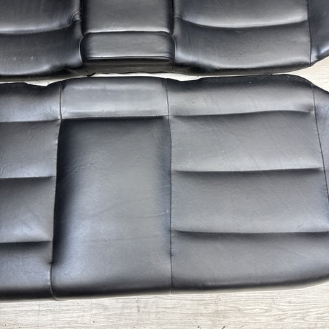95-99 BMW E36 M3 Sedan Rear Bench + Folding Backrest Back Rest Seats Black