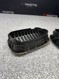 BMW 01-06 E46 M3 Front Kidney Grilles Gloss Black Set