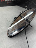 01-06 BMW E46 M3 Rearview Rear View Oval Mirror *Bezel Broken*