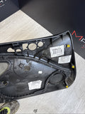 01-06 BMW E46 M3 PASSENGER RIGHT SIDE DOOR PANEL CARD BLACK OEM