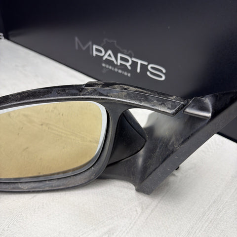 08-13 BMW E92 E93 M3 Left Heated Fold Mirror Assembly Matte Black *Notes*