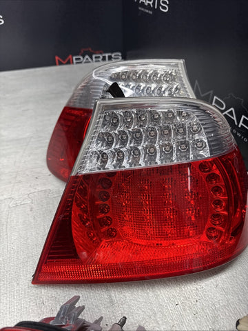 01-06 BMW E46 325 330 M3 Convertible Rear LED Tail Lights Set OEM *Notes*