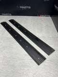 96-99 BMW E36 M3 Coupe Door Sills Trims Pair Black OEM