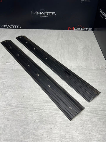 96-99 BMW E36 M3 Coupe Door Sills Trims Pair Black OEM