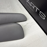 01-06 BMW OEM E46 M3 Coupe Trim Armrest Pads Set Gray Grey 8238622 *Notes*