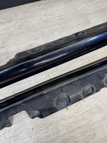 01-06 BMW E46 M3 Rocker Panel Side Skirts OEM Carbon Black *Notes*