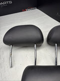 1997-2003 BMW E39 5-Series Sedan Rear Headrest Set of 3 Black Leather  *Notes*