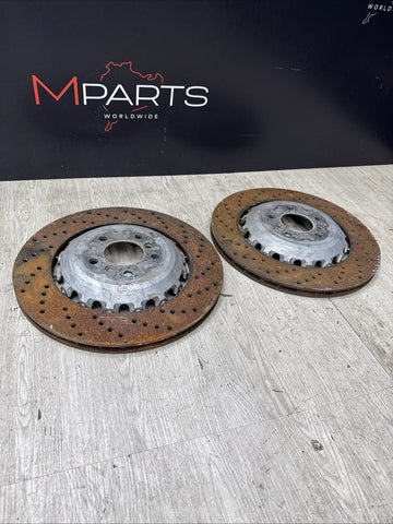 13-17 BMW F06 F10 F12 F13 M5 M6 REAR BRAKE DISCS ROTORS
