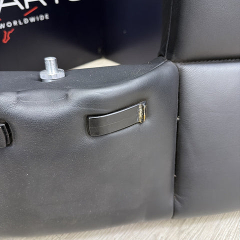 BMW 01-06 E46 M3 Convertible Rear Seat Back Rest Cushion Black Leather Backrest