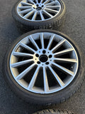 19" AMG PACKAGE OEM RIMS WHEELS 19x7.5 19x8.5 85374A 2054011300 *Repaired Cracks