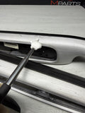 01-06 BMW E46 M3 Convertible Interior Armrests Trim Set Brushed Aluminum *Notes*