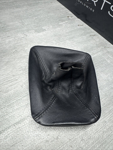 BMW E36 M3 Manual 5 Speed Gear Shift Knob OEM Boot Black Leather