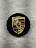 OEM Wheel Hub Center Cap Gloss Black Porsche 911 Boxster Cayenne 9P1601147AJE1