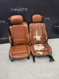 01-06 BMW E46 M3 Convertible Interior Front Heated Seats Cinnamon