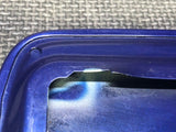 BMW E90 M3 REAR FUEL GAS FILLER CAP COVER DOOR LID BRACKET INTERLAGOS BLUE