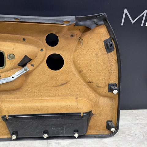 95-99 BMW E36 M3 Sedan Front Right Door Panel Card Black OEM